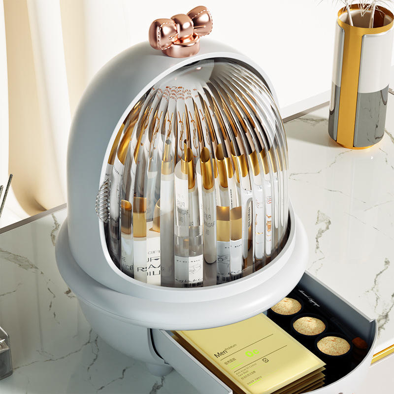 Modern Dustproof Dust-Free Acrylic PS Makeup Organizer, Storage Box Drawers