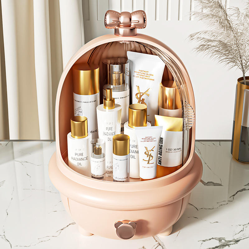 Modern Dustproof Dust-Free Acrylic PS Makeup Organizer, Storage Box Drawers