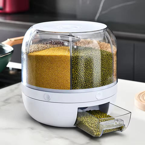 360 Degree Rotating Rice Dispenser