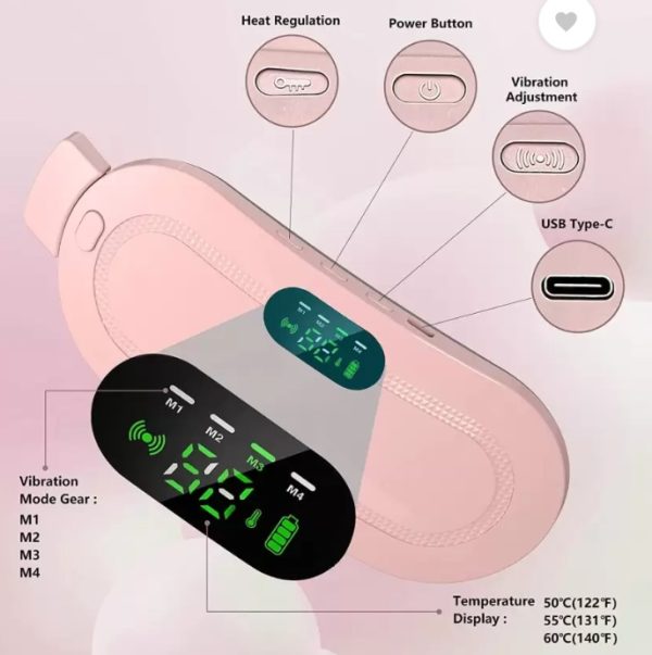 Rechargeable Heating Pad for Back & Period Pain Relief