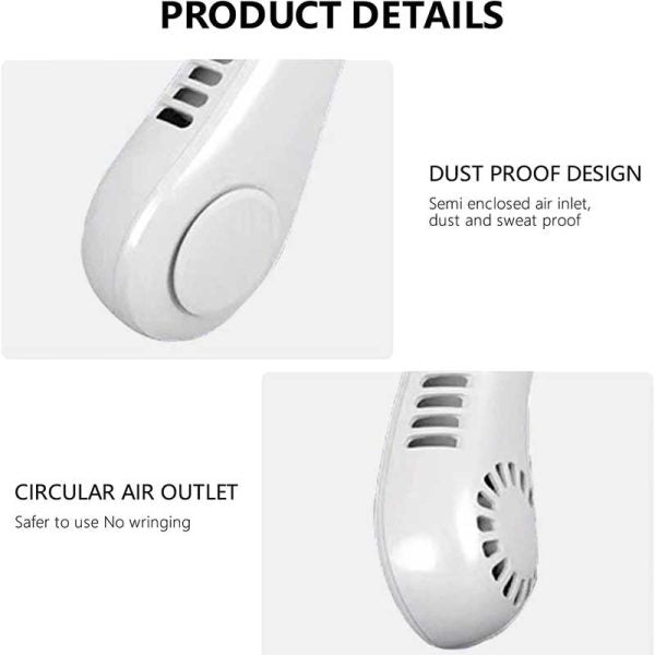 Portable Bladeless Neck Fan, Portable Hanging Neck Fan